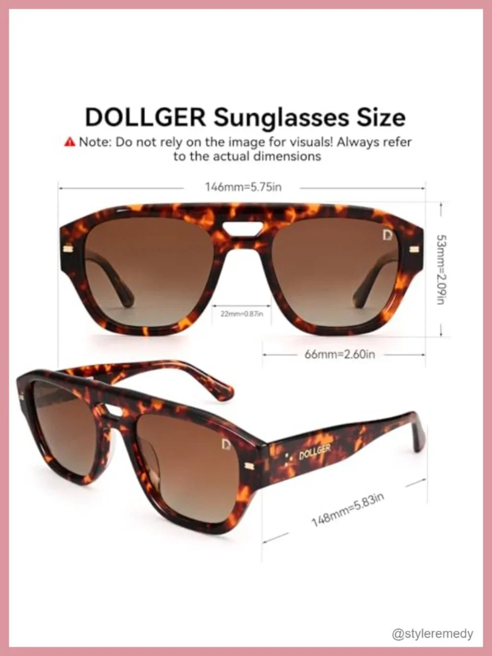 Polarized Aviator Sunglasses Oversized Acetate Square Designer UV Protection